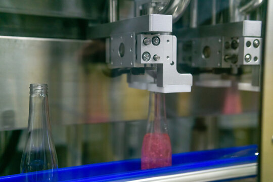 element of a production line for bottling perfumes and cosmetics