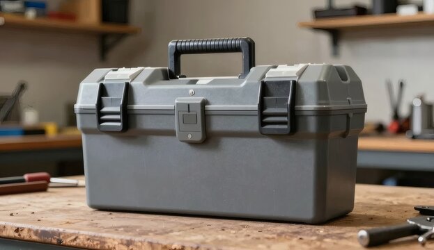 Heavy-Duty Metal Tool Box
