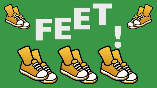 Dynamic stomp your feet animation designed to rally fans and encourage audience participation on stadium and sports arena video scoreboards. 15270  