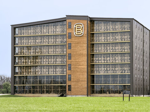 Bardstown, KY, USA - March 13, 2026: Bardstown Bourbon Company is located in Bardstown with a beautiful state-of-the-art facility distilling their popular products and collaborating with other brands.