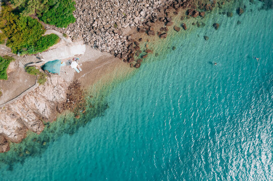  aegean, sea, beach, thassos, greece, seacoast, ocean, water, sand, sandy, parasol, umbrella, summer, sunrise, day, people, vacation, holiday, aerial, view, blue, bay, island, balearic, islands, trans