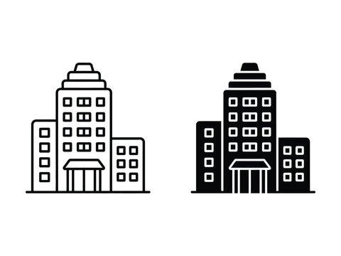Office Building Icon  Design 