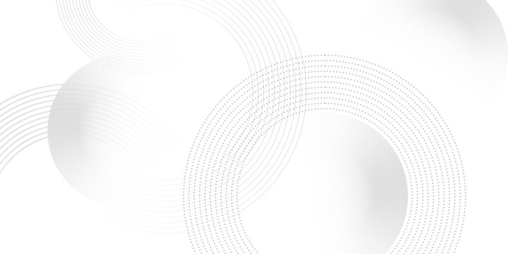 Abstract background with gray stoke circle. digital hi tech technology concept vector banner pattern. creative technology Perfect for modern wallpaper poster, related design, vector illustration.