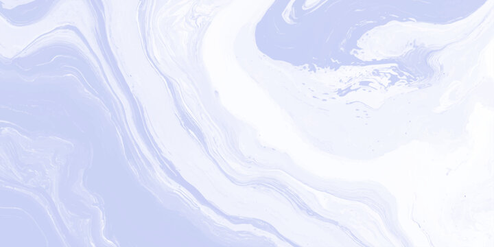 Soft periwinkle blue fluid marble texture background abstract liquid paint swirl