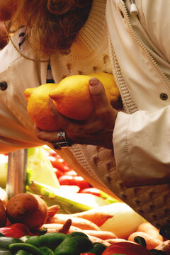 People in market