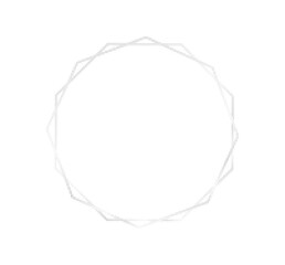 Fototapeta premium Abstract halftone circle frame