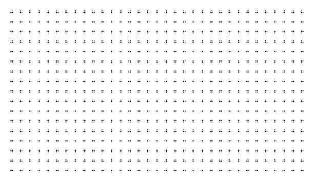 Abstract grid pattern with small and large dots