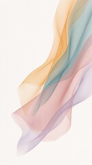 Fototapeta premium Translucent Color Veil Background