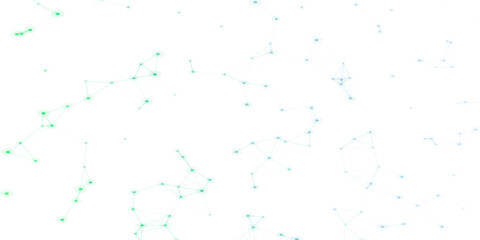 Abstract geometric background with connecting dots and lines with low poly triangle shapes. Polygonal Mesh Background Vector design digital technology concept Global network connection data structure. © Kainat 