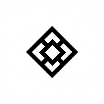Abstract Real Estate House Icon Made of Paper and Cubes Vector Illustration with Maze Labyrinth Puzzle Design for Home Architecture Business Symbol and Web Element