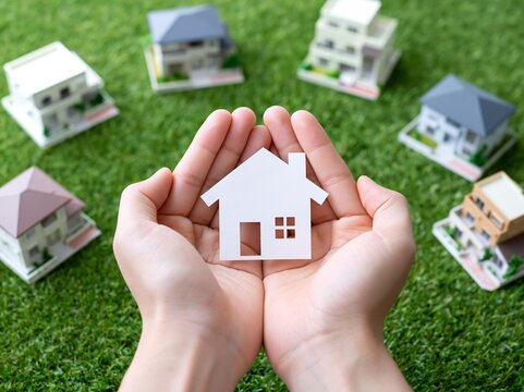 手のひらで未来の家を選び将来の幸せな暮らしを掴む