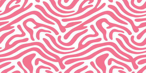 Abstract Pink Wave Pattern © Masoma