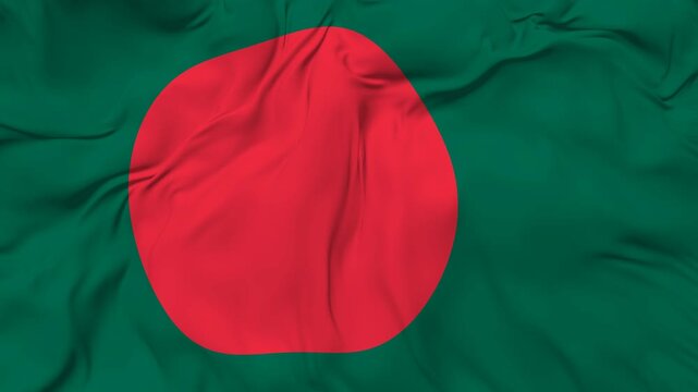 Bangladesh flag animation seamless loop. waving flag High Resolution 4K