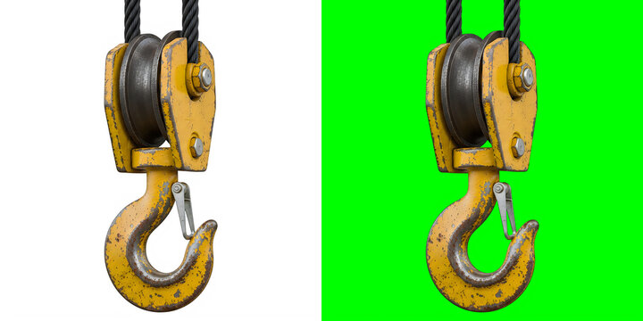 Industrial heavy duty crane hook