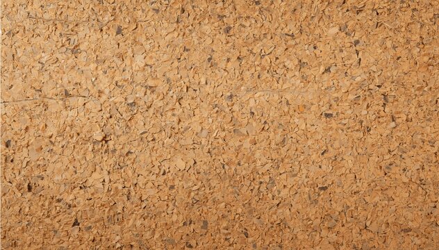 Organic Cork Texture Background with Earthy Beige Natural Material Surface