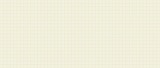 Obraz na płótnie Canvas Vintage grid background, fine ruled squares, muted cream paper tone. Minimal notebook pattern for diagrams, notes, planners, study sheets or drafting layouts. Vector illustration.