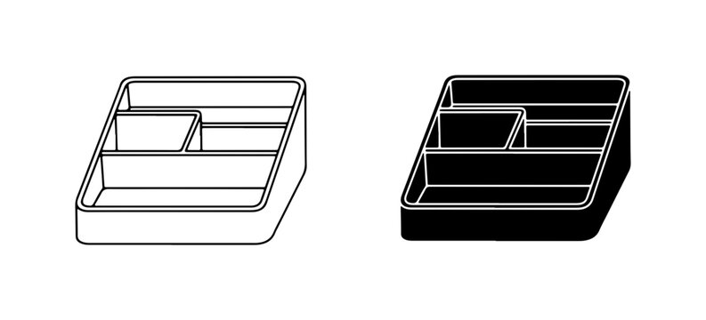 Drawer Organizer Tray, Storage Container, Compartment Divider, Household Storage Solution