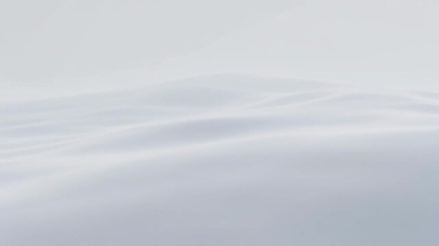 Fresh white snow texture background. Winter landscape surface with soft wavy drifts.