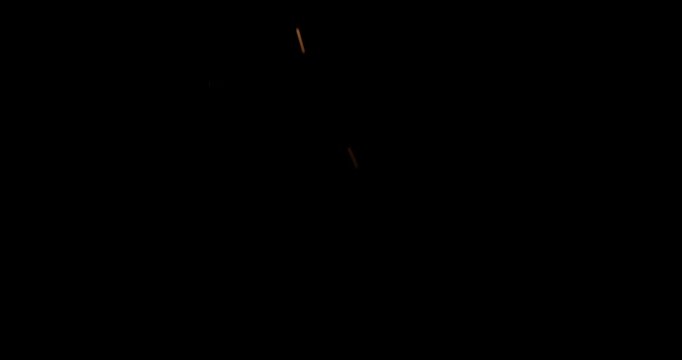 Intense fire dust sparks floating overlay with glowing burning embers texture