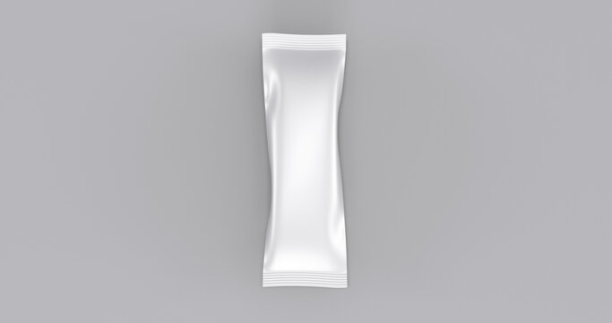 candy wrapper top view 3d render