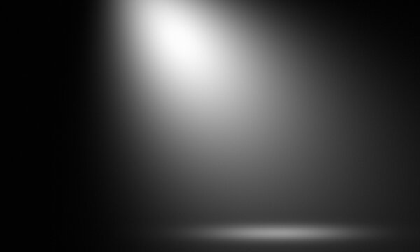 Angled spotlight background with dramatic illuminated presentation platform scene