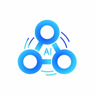 Webhooks motion illustrator gradient blue for Automation, Artificial Intelligence and Advanced Workflow Integration SaaS Dashboards