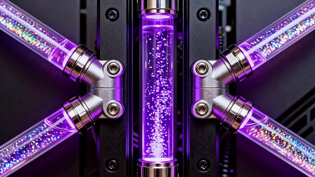 Computer liquid cooling system