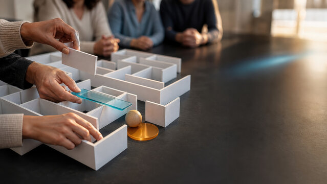 Constraint Breakthrough Maze Workshop for Creative Problem Solving with Copy Space