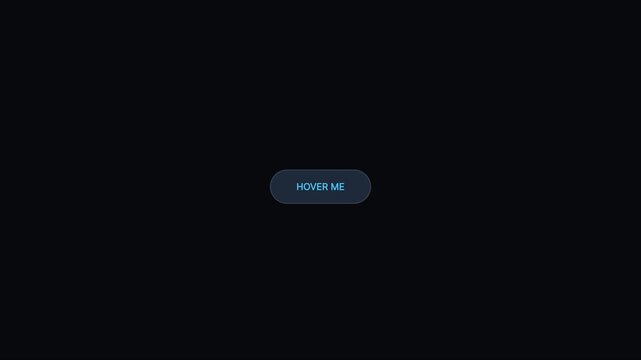 Interactive hover me button with tooltip information animation for web ui 4k