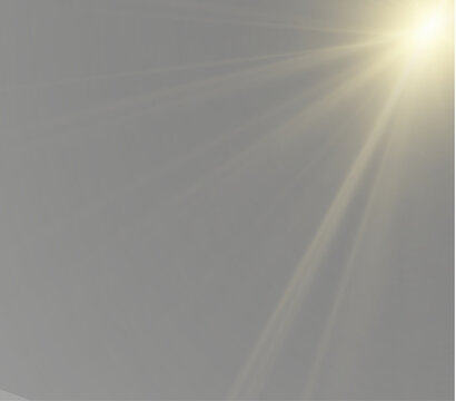Bright heavenly light shines with a soft flare. Sparkling rays create a beautiful magical effect. Transparent glow works for holiday artwork, banners, covers, and posters.