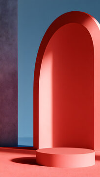 A minimalist abstract background design, rendered vertically