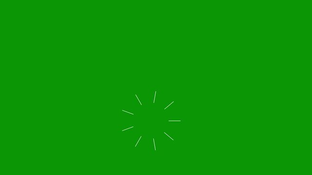 Abstract green and black stripes with glowing particles and subtle starburst effects during a gentle camera pan