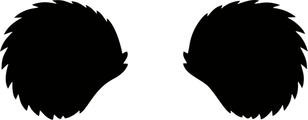 Koala Ears Silhouette Vector ... © Aura Artistry
