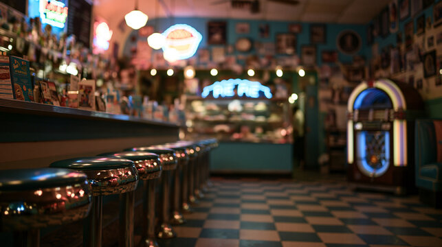 Retro Arcade Game Room with Vintage Neon Signs