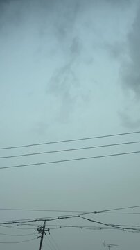 雨雲と夕立