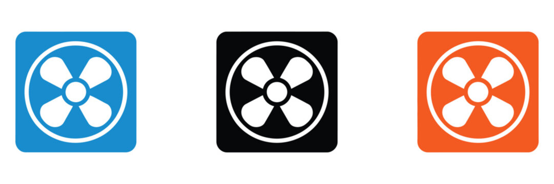 AC outside unit icon vector, HVAC cooling system symbol, air conditioning equipment illustration, climate control technology, ventilation outline sign isolated on white background.