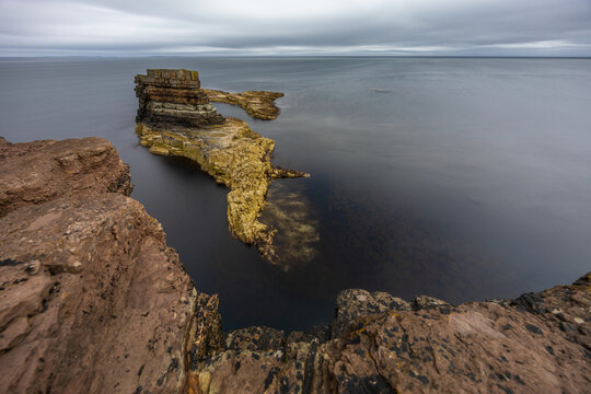 Castle of the Brough, Deerness, Orkney, Scotland
