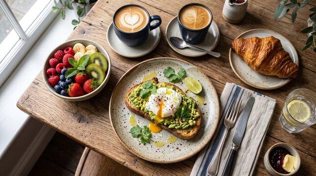Un buen desayuno gourmet