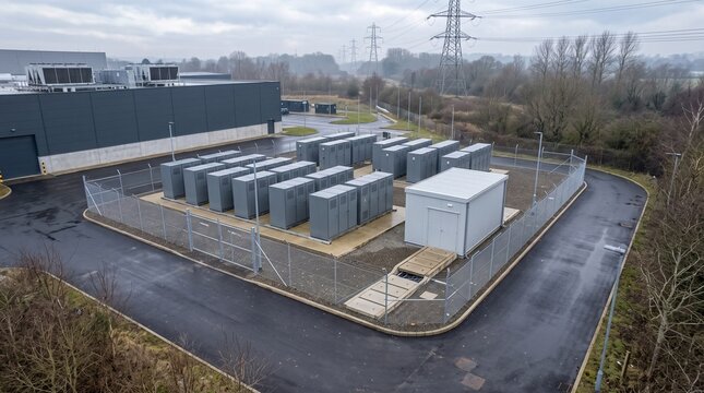 Battery storage supports grid resilience at a data centre campus