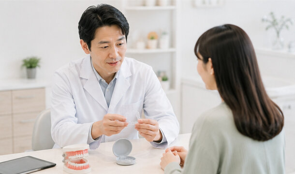 ホワイトニング,歯,インプラント,審美歯科,歯科,歯医者,歯科医院,デンタルクリニック,セラミック,ラミネートベニア,ジルコニア,白い歯,口元,笑顔,歯科医師,歯科衛生士,患者,カウンセリング,診察,治療,クリーニング,PMTC,歯石除去,口腔ケア,デンタルケア,虫歯,歯周病,欠損歯,人工歯,オーラルケア,予防歯科,定期検診,日本人女性,日本人男性,医療,ヘルスケア,美容,健康,清潔感,診療室,ユ