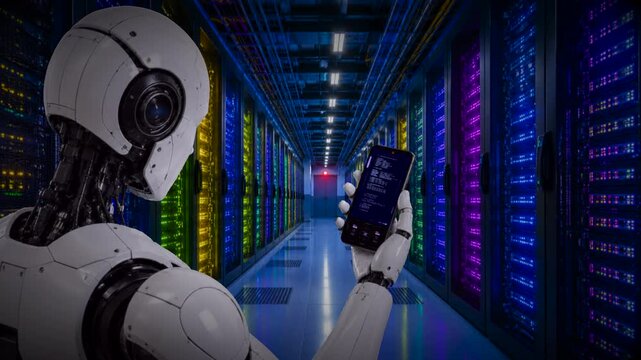 Robot in a data center