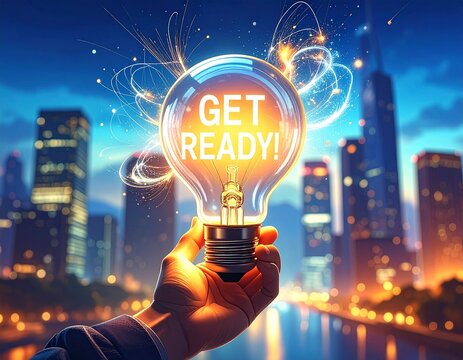 A motivational message to get your audience engaged and excited about your new product or service, signaling readiness and anticipation, perfectly!