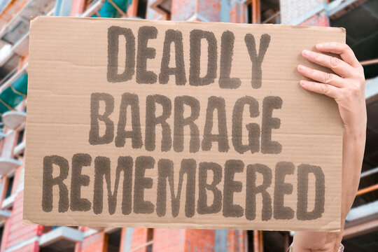 "Deadly Barrage Remembered" A previous attack in Jordan killed two US service members. CONFLICT. DEADLY. BARRAGE. REMEMBERED. CASUALTY.