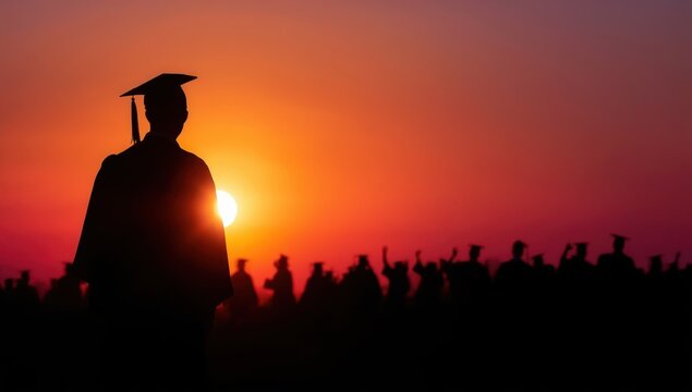 graduate silhouette for your design projects