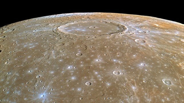 
A close-up view of the moon at night.