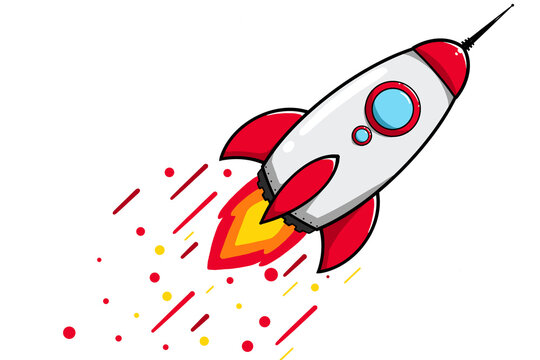 rocket in space
