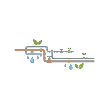 vector illustration of a bamboo