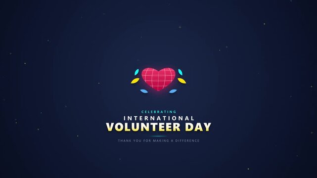 Animated Graphic Forming and Glowing on Dark Background