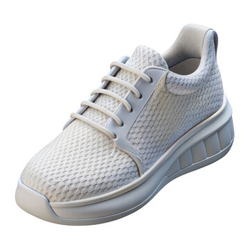 3D render casual sneaker graphic