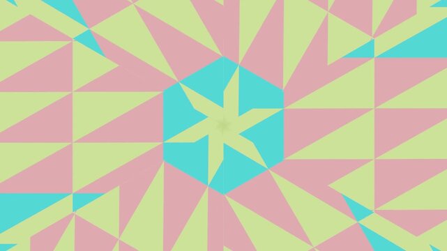 Pastel geometric polygon star pattern